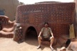 Renato Barbieri na aldeia de Tiébélé, Burkina-Faso