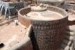Casas adornadas de barro, aldeia de Tiébélé