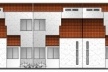 Elevação frontal das casas