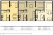 Planta das unidades; 01 dormitório [36.90m2]; 02 dormitórios [45.30m2]; quitinete [28.47m2]