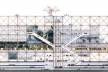 Centro Georges Pompidou, desenho de corte feito para o concurso