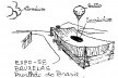 Pavilhão do Brasil na Exposição Internacional de Bruxelas, 1958. Arquiteto Sérgio Bernardes