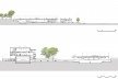 Concurso de Propostas Arquitetônicas para o futuro SESC Guarulhos, 6º lugar, cortes. Escritório MMBB Arquitetos