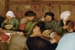 O casamento do camponês, Pieter Bruegel (o velho), detalhe, 1567