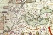 Carta Portulana (O mundo Mediterrâneo), com rumos e linhas de construção. Em destaque, a Rosa dos Ventos. A bússola seria justaposta nesse mesmo lugar mais tarde