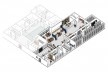 Isometric view of the long-term project for the pharmacy at the University Hospital of USP, São Paulo SP