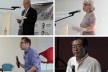 III SAMA, conferencistas (em sentido horário): Alcyr Meira (UFPA), Ana Lúcia Vieira dos Santos (UFF), Fernando Luiz Lara (UFMG/UT) e Hugo Segawa (USP)