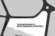 Conjunto Residencial Praça Fleming, em Recife de Acácio Gil Borsoi – exemplo de empreendimento financiado pelo BHLB Fonte: Izabel Amaral e Guilah Naslavsky, Praça Fleming: um conjunto residencial orgânico?
