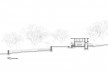 Casa dos Terraços Circulares, corte CC, Cotia SP, 2020. Arquiteto Denis Joelsons