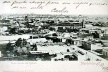 Postal 1906. Vista da Baía e do porto a partir do campanário da Igreja do Reduto, onde é visível as características originais da cidade território