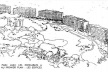 Perspectiva do Parque Guinle, por Lucio Costa, nos anos 1940
