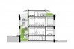 Casarão da Inovação Cassina, corte transversal, Manaus AM Brasil, 2020. Arquiteto Laurent Troost / Laurent Troost Architectures