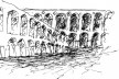 Arcos da Lapa, Rio de Janeiro. Croquis de Paulo Casé