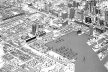 Figura 16 – Perspectiva geral de 1989, mostrando o existente e o projetado para o ano 2000, na área central e no Inner Harbor de Baltimore
