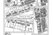 Figura que demonstra a expansão urbana na cidade de Alnwick, Inglaterra, em vários momentos de sua história: séculos XVIII/XIX, no histórico estudo de Conzen pai. CONZEN, M. R. G. Alnwick, Northumberland: A Study in Town-Plan Analysis