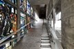 Igreja São Bonifácio, 1964-66, arquiteto Hans Broos. Vista da escada e rampa de acesso