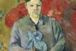 Paul Cézanne, Madame Cézanne em uma poltrona vermelha, detalhe, 1877, óleo sobre tela, 72,5cm x 56cm