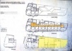 Figura 12 - Plantas do edifício Sant’Anna – em laranja detalhes da circulação vertical e acessos da ampliação à torre – em amarelo o projeto da H. N. Segurado para a primeira fase do Souza Queiroz incorporado ao projeto aprovado por Lix da Cunha