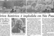 ALBUQUERQUE, Lina de. Fábrica histórica é implodida em São Paulo. Rio de Janeiro, Jornal do Brasil, 25 jul. 1988
