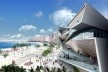 Projeto para o novo Museu de Imagem e do Som, Diller Scofidio + Renfro, Praia de Copacabana, Rio de Janeiro