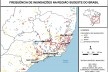Frequência de inundações na região Sudeste do Brasil