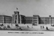 Hospital Nacional para Insanos, croqui de Thomas U. Walter assinado por Millard Fillmore