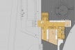 Concurso Internacional para Projeto Arquitetônico do Museu Exploratório de Ciências da Unicamp, planta do subsolo, menção honrosa. Arquitetos Fábio Boretti, Bernardo Telles e Luis Alexandre Pereira Pinto, 2009