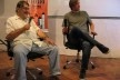 Walter Lima Jr.e Pedro Severian, no debate Música e Cinema - Os Caminhos da Direção e Composição. Mercado da Ribeira, Olinda, MIMO 2010.