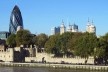 Gherkin Tower, London Tower e a Tower Bridge, Londres