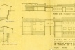Desenho original da casa De Benedetti. Cortes e elevações