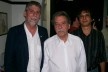 Daniel Amor, Paulo Mendes da Rocha e Eduardo Brandt em evento no Sasp