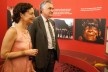 Isa Grinspum Ferraz e o Juca Ferreira, ministro da Cultura, na inauguração da Fundação Darcy Ribeiro, UnB, Brasília, 6 dez. 2010