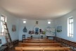 Capela no Morro da Mesa, altar e assentos dos fieis