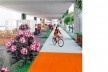 Trilhos Criativos, maquete eletrônica da área Q2: vista do percurso da ciclovia, Novo Hamburgo RS