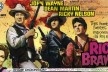 Cartaz do filme \"Rio Bravo\" (1959), direção de Howard Hawks, com John Wayne, Dean Martin e Ricky Nelson