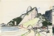 Desenho de viagem, Morro dos Dois Irmãos, Leblon, Rio de Janeiro