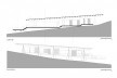 Casa Palicourea, corte EE e elevação A (bloco B), São Jorge GO Brasil, 2021. Arquitetos Daniel Mangabeira, Henrique Coutinho e Matheus Seco / Bloco Arquitetos