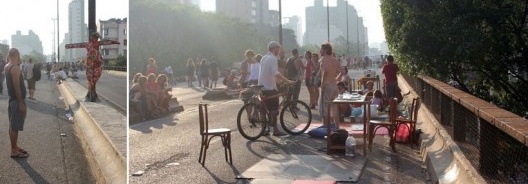 Minhocao durante o Festival Baixo Centro