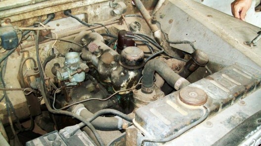 Estado atual do motor do Land Rover