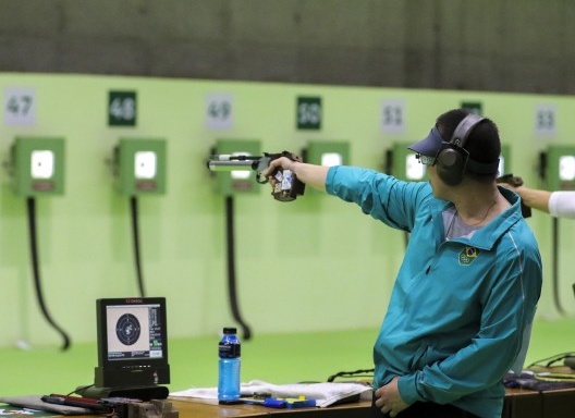 Centro Olímpico de Tiro Esportivo, Pistola 10m masculino, Parque Olímpico de Deodoro, Rio de Janeiro, RJ, Escritório Vigliecca & Associados