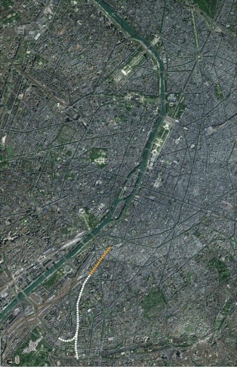 Viaduto das Artes, mapa de localização