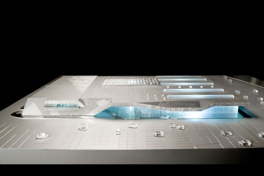 Mercabarna-Flor, maquete, Barcelona. WMA - Willy Müller Architects