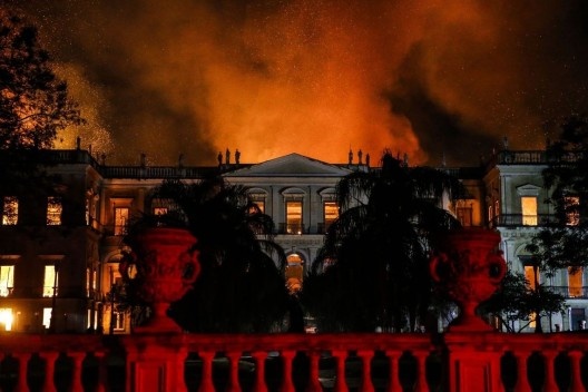 Incêndio destrói Museu Nacional no Rio de Janeiro