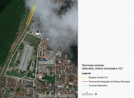 Equipamentos de transporte da região central de João Pessoa PB