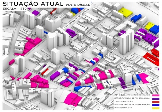 Prancha etapa de plano de massa, bairro Bairro da Liberdade