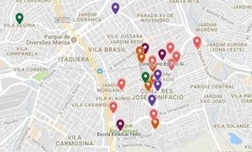 Trajetos diários de entrevistadas com mais de quarenta anos