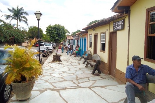 Pirenópolis com ruas projetadas para o pedestre