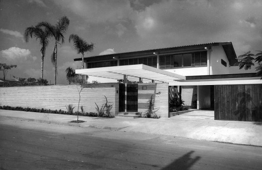 Residência Arnaldo Melão, São Paulo, 1956. Arquiteto Rodolpho Ortenblad Filho