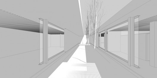 Aulário 3 (unidade de Alicante), vista externa, San Vicente del Raspeig, Alicante, Espanha, 2000. Arquiteto Javier Garcia-Solera