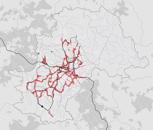 Zonas de Centralidades ZC4 e ZC2 articuladas ao Sistema Estrutural de Mobilidade